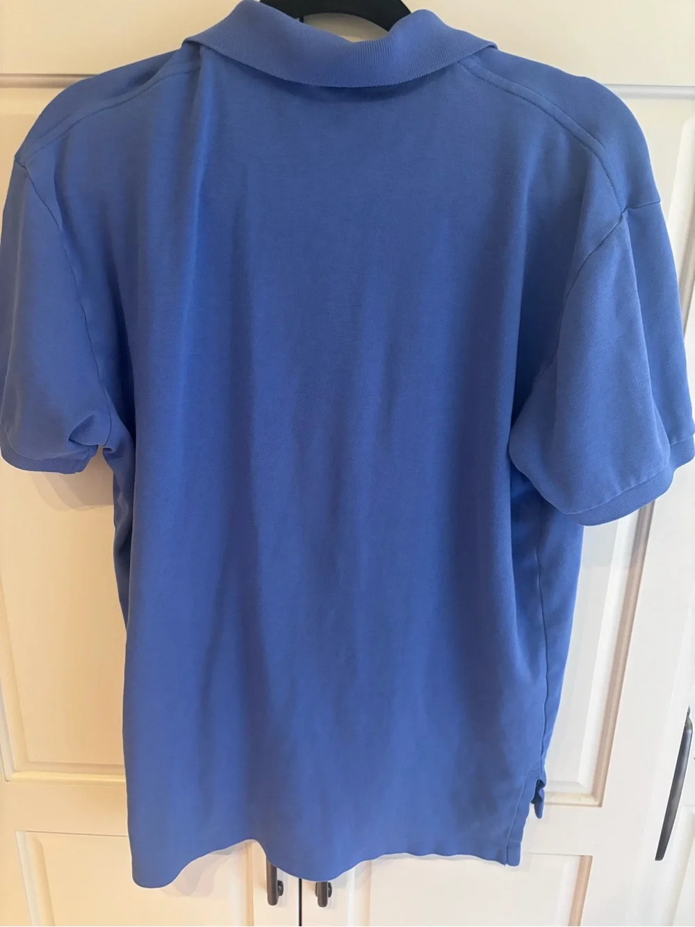 Ralph Lauren Men’s Blue Polo Shirt with Red Pony Logo medium